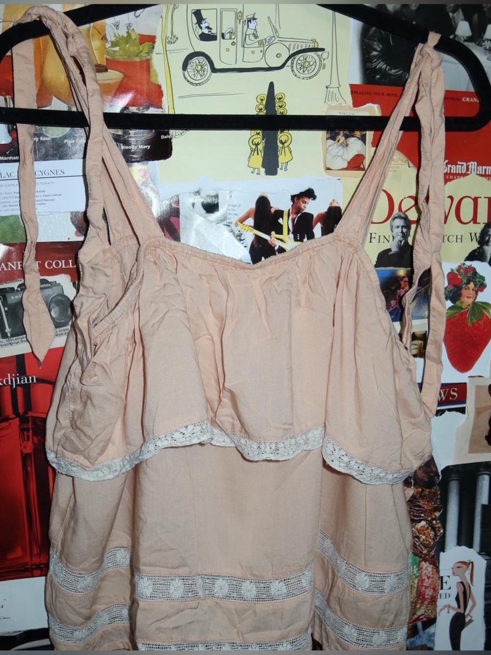 American Eagle lace babydoll top